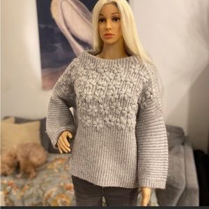 Heather gray Sundance sweater.